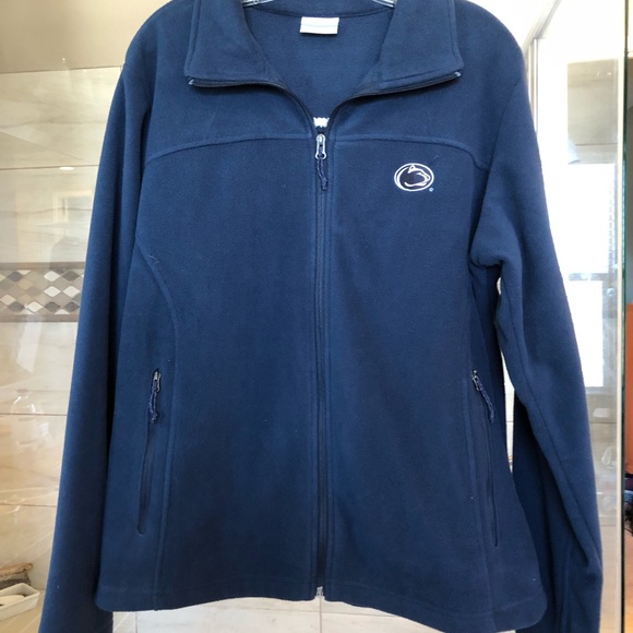 PennState Fleece Jacket  Columbia Brand Very Nice - Picture 3 of 6